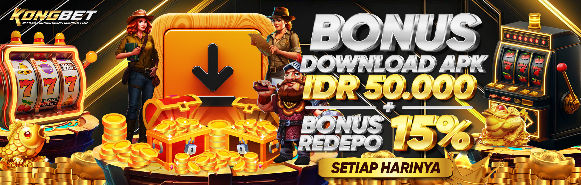 KOMBINASI BONUS DOWNLOAD APK + BONUS REDEPO APK