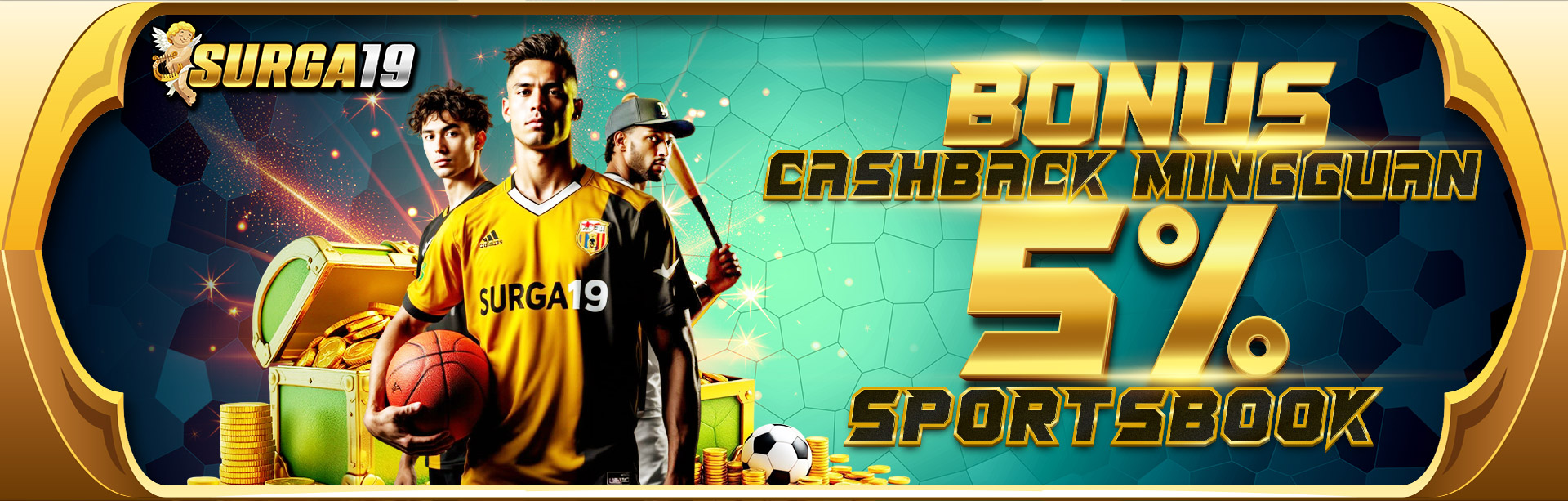 BONUS CASHBACK 5% SPORT