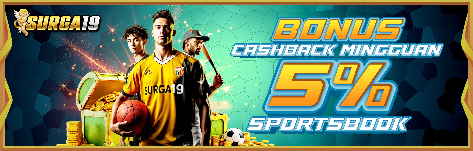 BONUS CASHBACK 5% SPORT