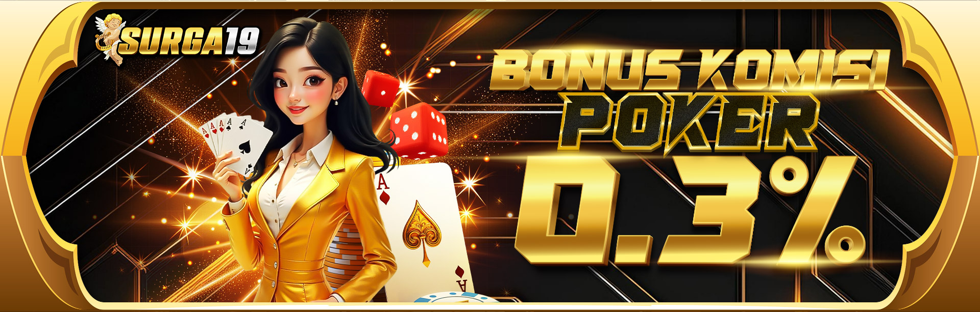 BONUS KOMISI POKER 0.3%