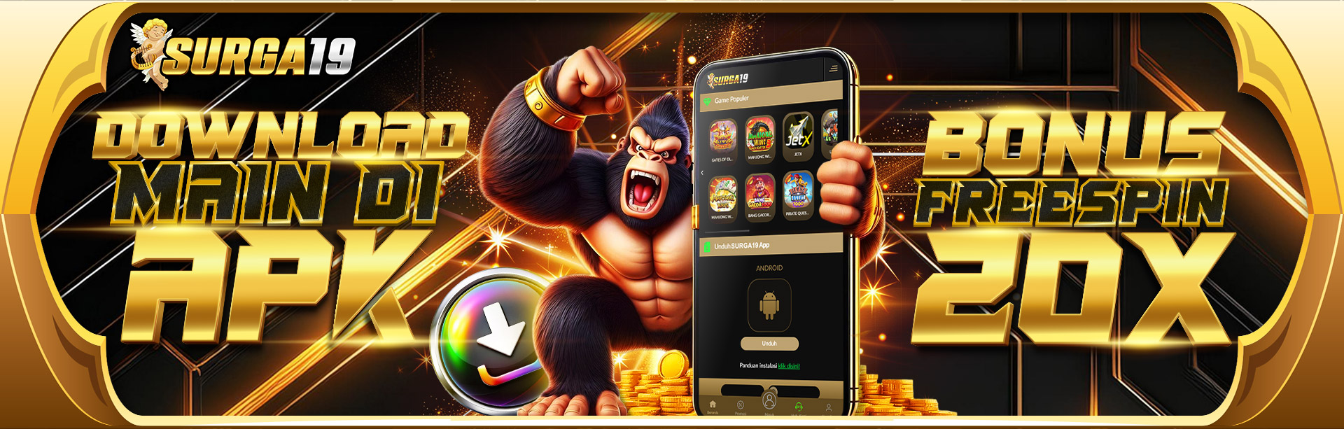 DOWNLOAD APK DAPATKAN FREESPIN 20X