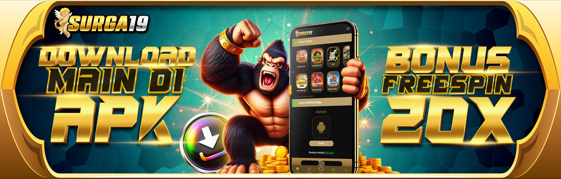 DOWNLOAD APK DAPATKAN FREESPIN 20X