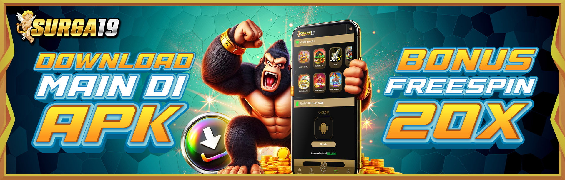 DOWNLOAD APK DAPATKAN FREESPIN 20X