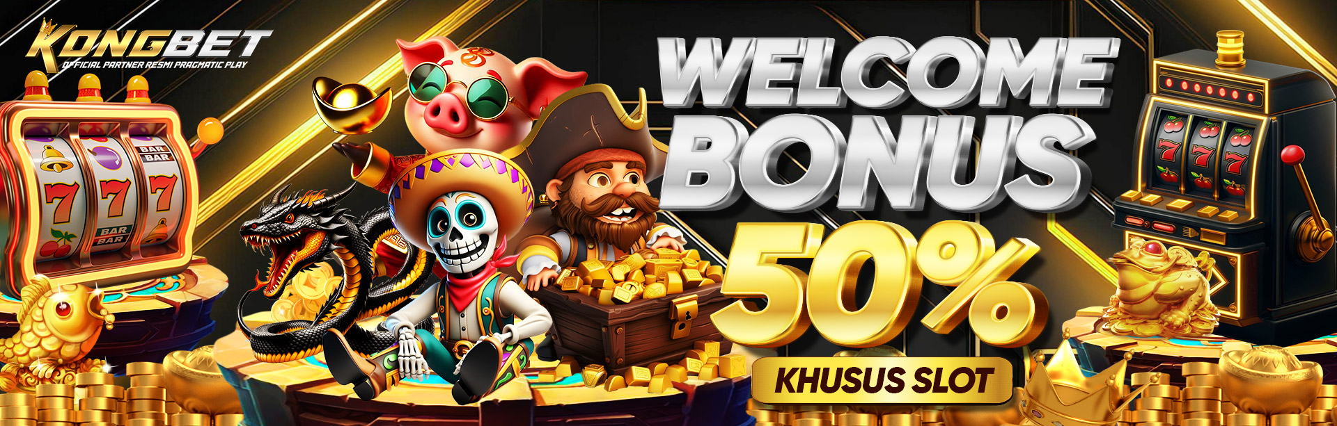 BONUS NEW MEMBER 50% SLOT DIAWAL