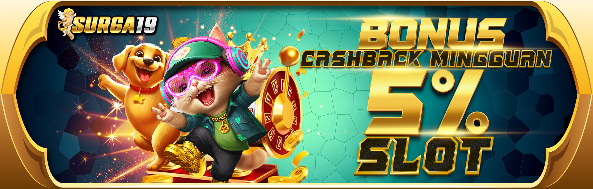BONUS CASHBACK 5% SLOT