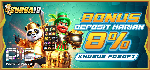 BONUS DEPOSIT HARIAN 8% PGSOFT