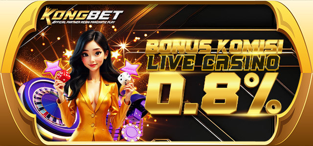 BONUS KOMISI LIVE CASINO 0.8%