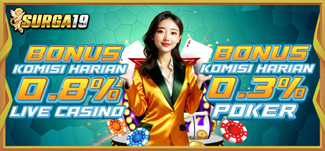 BONUS KOMISI CASINO & POKER