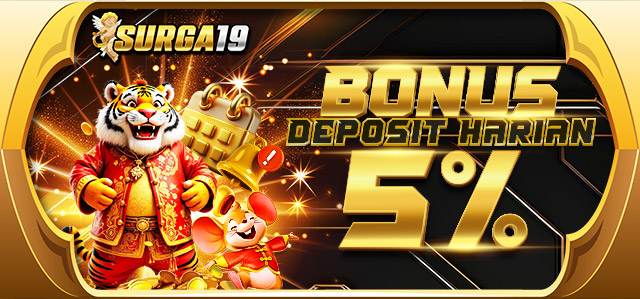 BONUS DEPOSIT HARIAN 5%