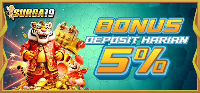 BONUS DEPOSIT HARIAN 5%