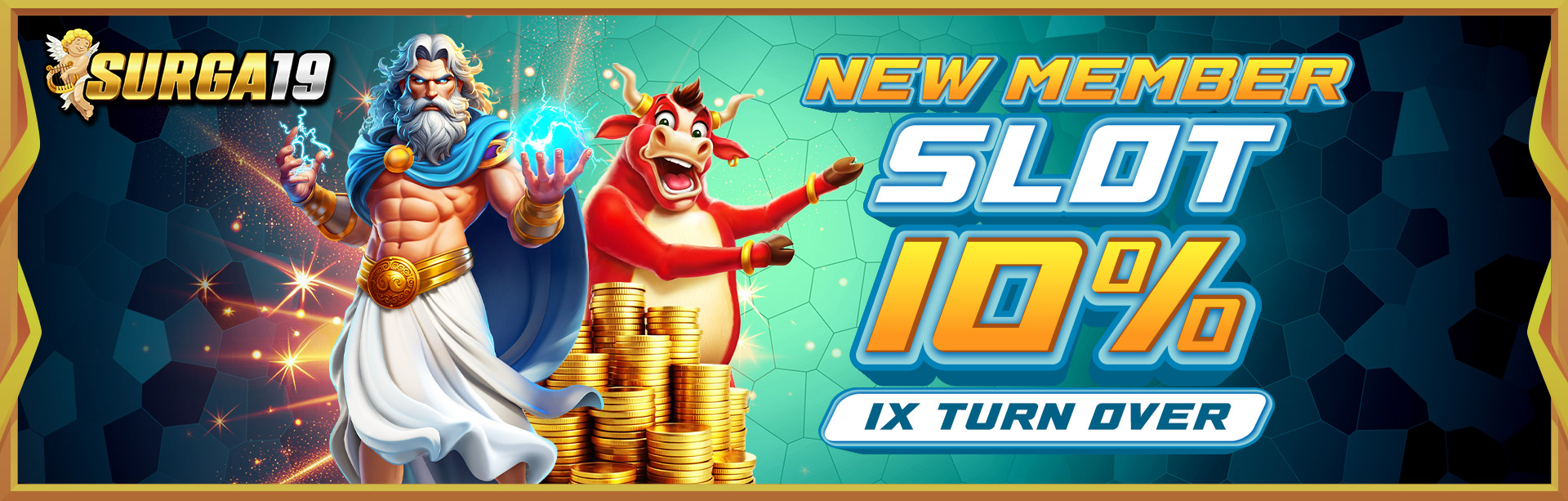 NEW MEMBER SLOT 10% (1X TO)