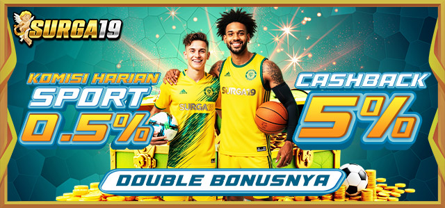 KOMISI HARIAN SPORT 0.5% & CASHBACK SPORT 5%