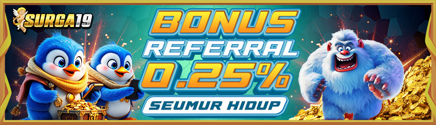 BONUS REFERRAL TURNOVER 0.25%